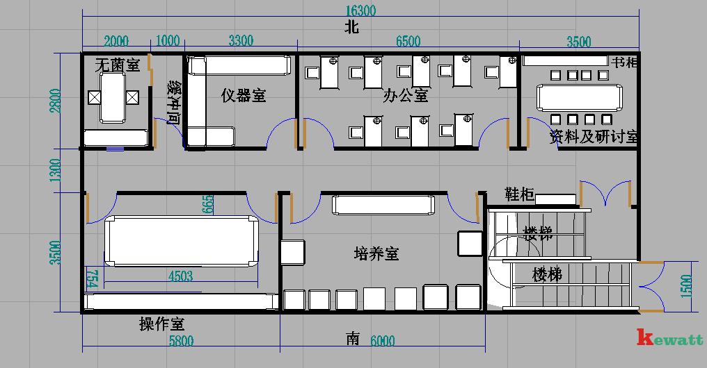 無菌實(shí)驗(yàn)室平面設(shè)計(jì)圖