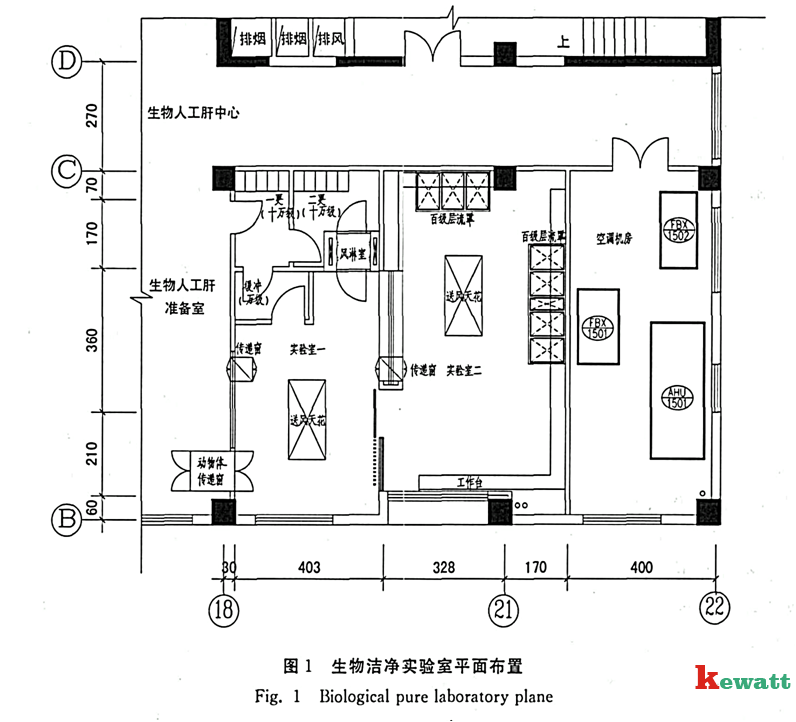 醫(yī)院生物實驗室凈化工程設計圖